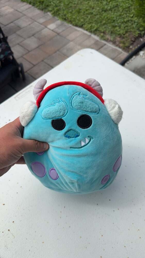 Disney Squishmallows Monsters Inc. Sulley Plush Pillow - Picture 3 of 3
